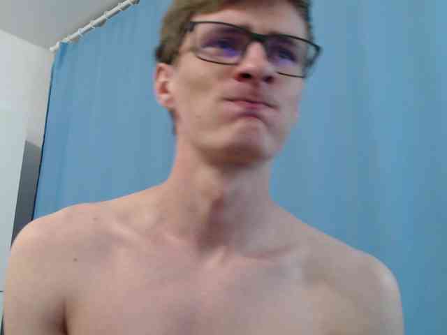 Ray Boy (22, White Cam Boy) performing cumshot.
